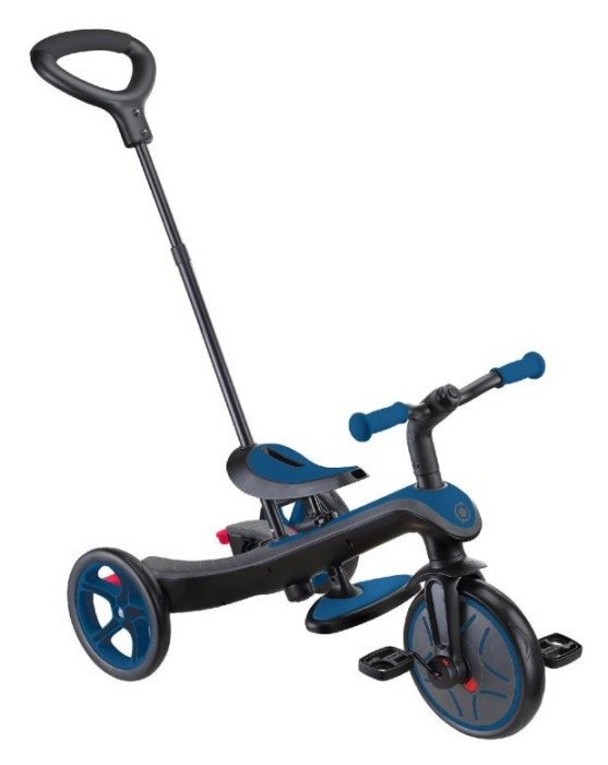 Велосипед дитячий GLOBBER серії EXPLORER TRIKE 4в1, синій, до 20кг, 3 колеса