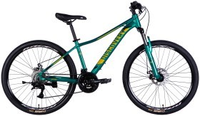 Велосипед AL 26" Discovery MYSTIQUE DD CS рама-15" зеленый 2025