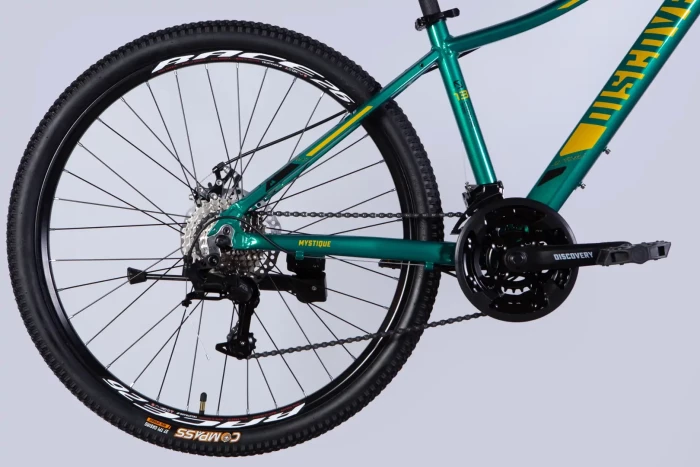 Велосипед AL 26" Discovery MYSTIQUE DD CS рама-15" зелений 2025