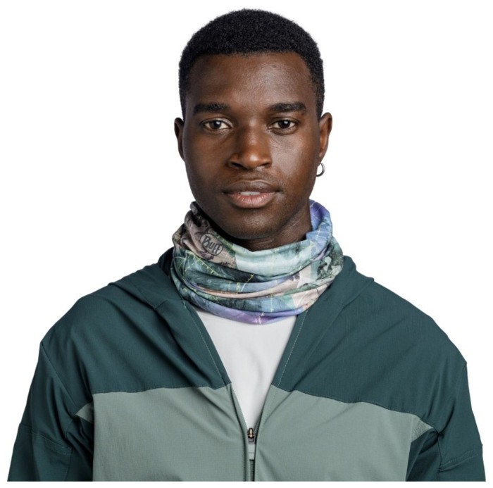 Шарф-труба літній Buff Coolnet UV Campast Green