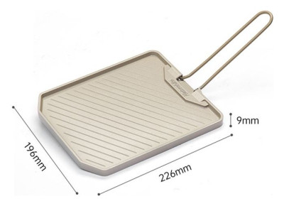 Сковорода-гриль зі складаною ручкою Naturehike CNK2300CJ016, алюміній