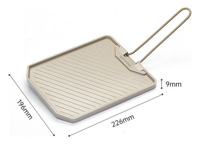 Сковорода-гриль зі складаною ручкою Naturehike CNK2300CJ016, алюміній, укр, укр