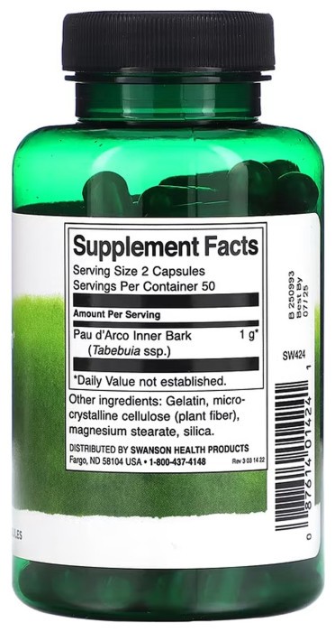 Pau d'Arco 500 mg - 100caps