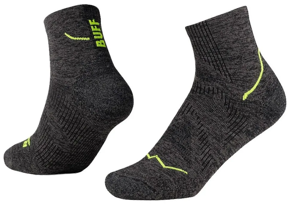 Шкарпетки Buff Dryflx Quarter Socks, Black, 42-44 (SHM_BU 137790.999.05.00)
