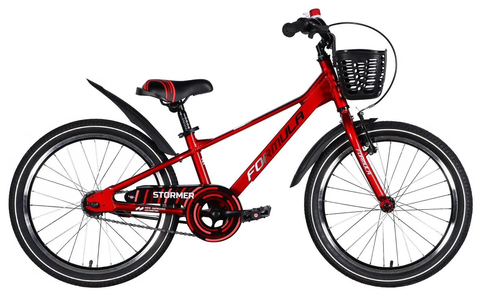 Велосипед AL 20" Formula Kid STORMER BH рама-10" червоний 2026 (OPS-FRK-20-246)