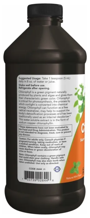 Chlorophyll Liquid Mint - 16 oz