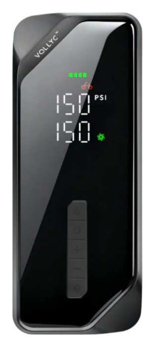 Насос-ліхтар-powerbank автомобільний Vollyc Evo Tire Pump by Flextail, 150 PSI, 1500 mAh, укр, укр