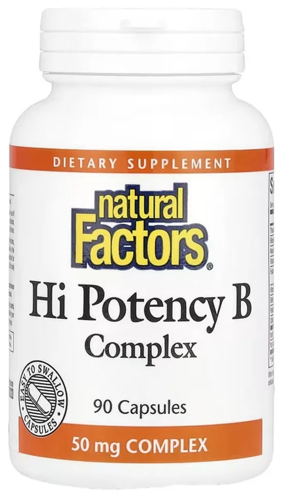 Hi Potency B Complex 50mg - 90 caps (DSN_2023-10-6538)