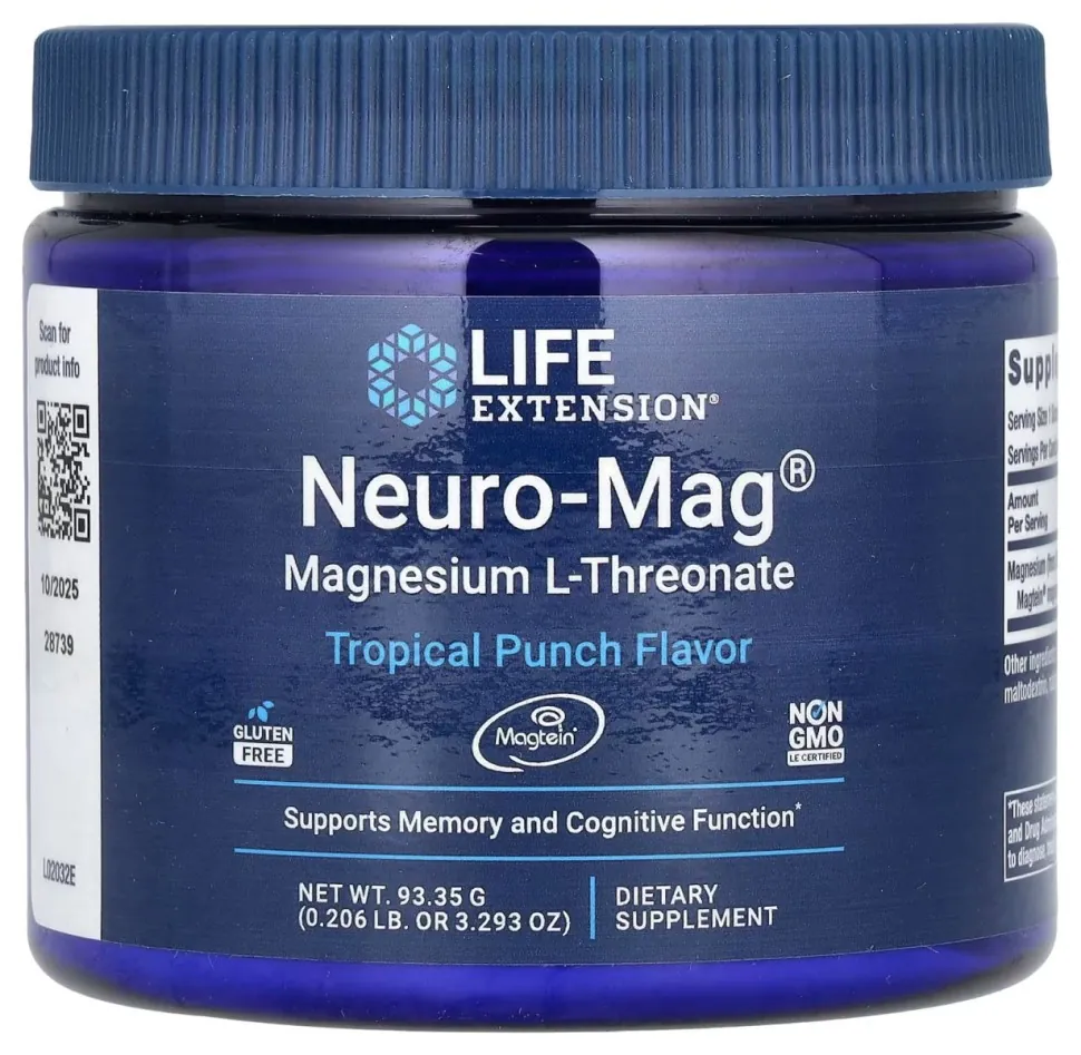 Neuro-Mag® Magnesium L-Threonate - 93.35g