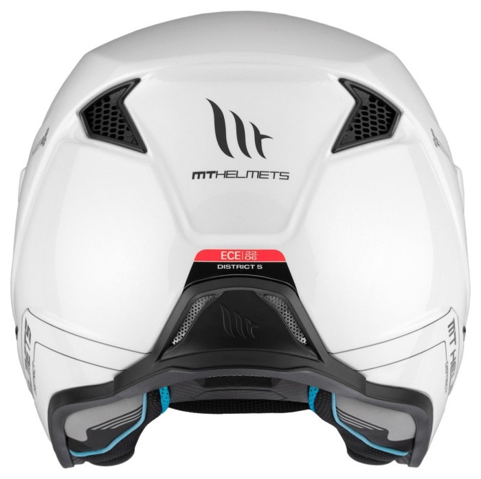Мотошолом MT DISTRICT SV S Solid A0 White