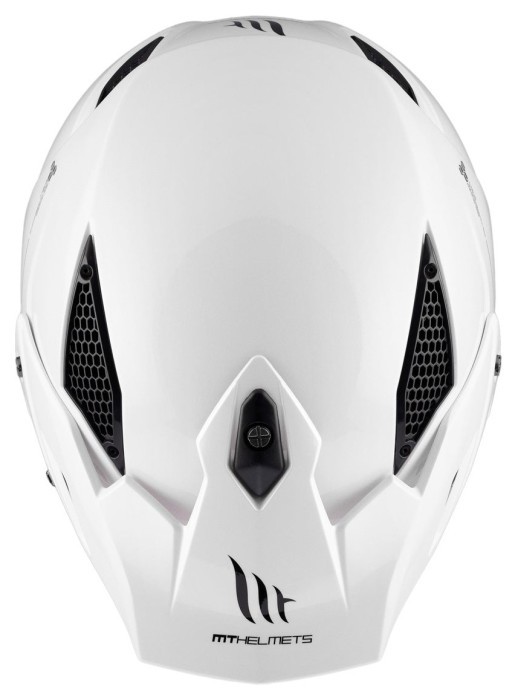 Мотошолом MT DISTRICT SV S Solid A0 White