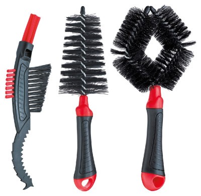 Щетки Weldtite 06013 CLEANING BRUSH SETS для очистки велосипеда, набор 3шт.