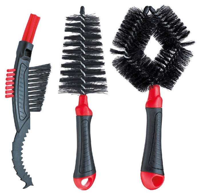 Щетки Weldtite 06013 CLEANING BRUSH SETS для очистки велосипеда, набор 3шт.