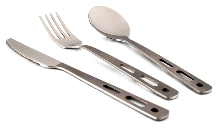 Вилка, ложка, ніж Lifeventure SS Basic, укр, укр