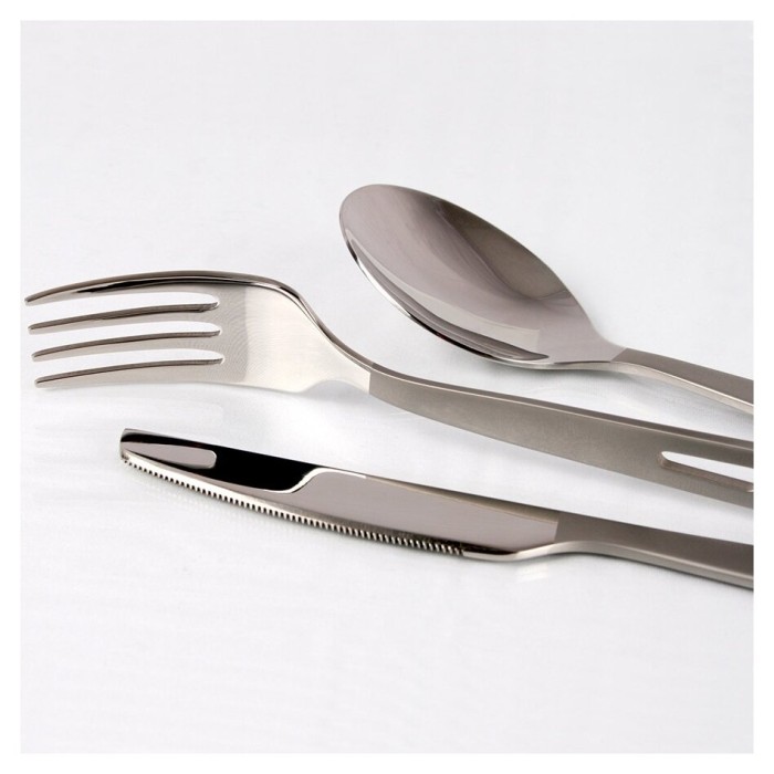 Вилка, ложка, нож Lifeventure SS Basic