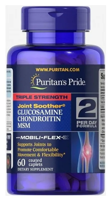 Glucosamine Chondroitin MSM Triple Strength - 60 caplets