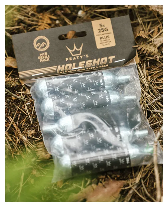 Картрідж-балон Peaty's Holeshot CO2 Cartridge Refill Pack, MTB 25g