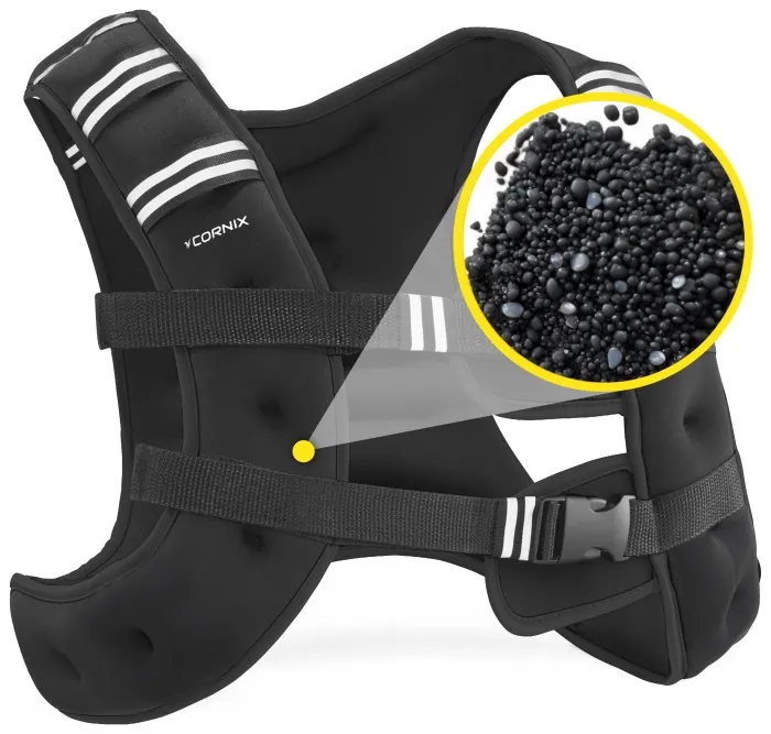 Жилет-утяжелитель для тренировок Cornix Weight Vest 8 кг XR-0344 Black