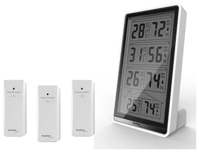 Термогигрометр Technoline WS7060 Black (WS7060)