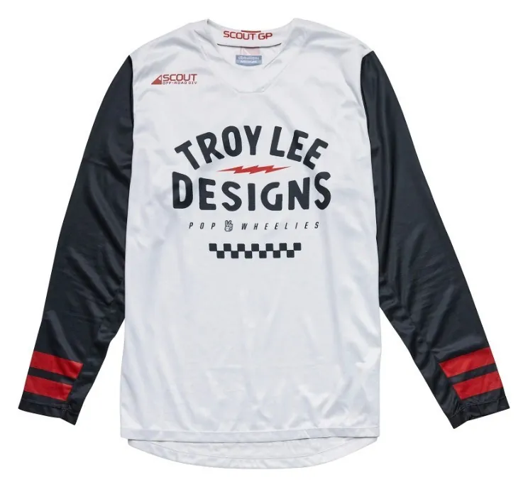 Мото Джерсі TLD Scout GP Jersey RIDE ON [BLACK/WHITE] S (OBOD_367733002)