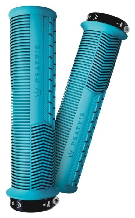Грипсы Peaty's Monarch Grip Mushroom, Thin 30>32mm, Trail Comfort, Turquoise