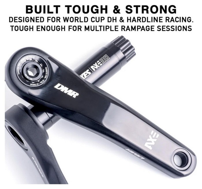 Шатуни DMR AXE Cranks Armset Laser Etched Black 165 mm, укр, укр