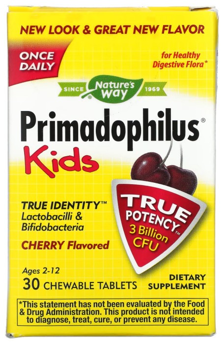Kids Primadophilus - 30 tabs Cherry (Поврежденная упаковка)