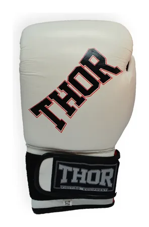 Рукавички боксерські THOR RING STAR 12oz / PU / біло-червоно-чорні