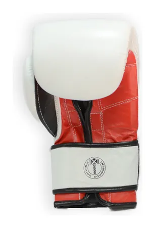 Рукавички боксерські THOR RING STAR 12oz / PU / біло-червоно-чорні
