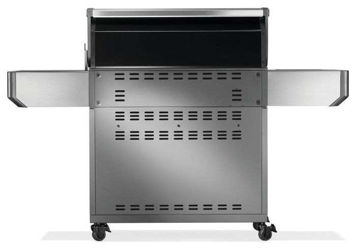 Газовый гриль Napoleon Prestige P 665 Connected с боковой конфоркой Sizzle Zone и вертилем (69632) нерж сталь P665VXRSIBPSS-RC