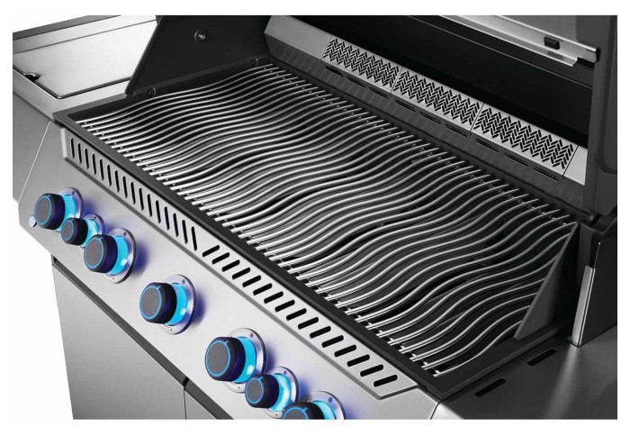 Газовый гриль Napoleon Prestige P 665 Connected с боковой конфоркой Sizzle Zone и вертилем (69632) нерж сталь P665VXRSIBPSS-RC