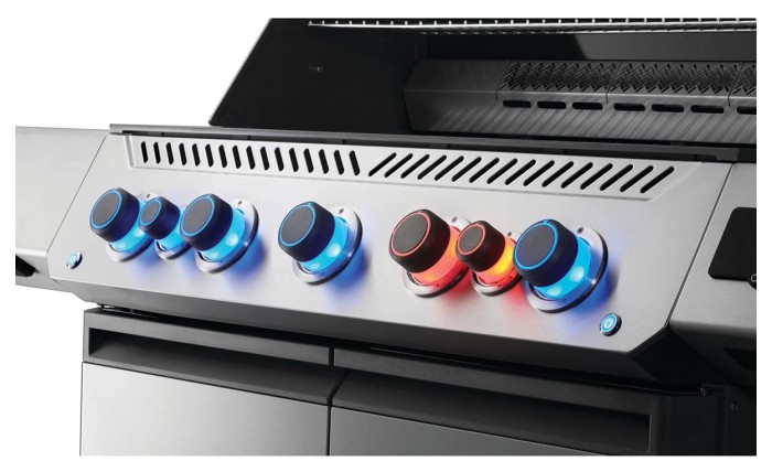 Газовый гриль Napoleon Prestige P 665 Connected с боковой конфоркой Sizzle Zone и вертилем (69632) нерж сталь P665VXRSIBPSS-RC