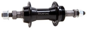 Втулка задня AL 36H Vbr тріскачка SHUNFENG SF-A201R чорн. на гайках