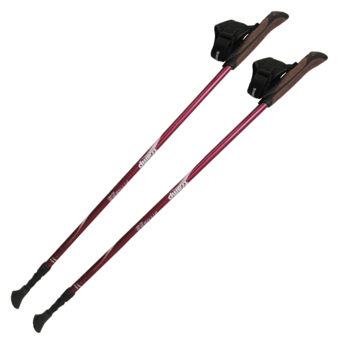 Палки для скандинавской ходьбы Tramp Fitness Alu 6061 красные (пара) Tramp Fitness Alu 6061 (пара)