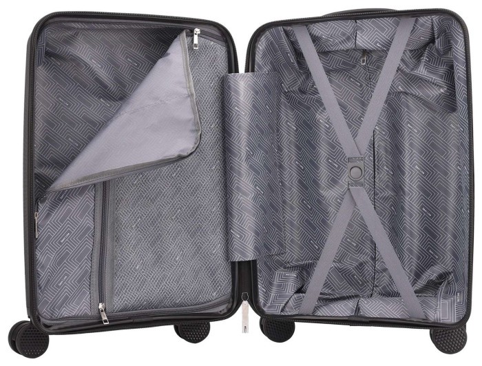 Валіза Semi Line 20" (S) Black (T5826-1)