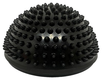 Півсфера масажна кіндербол EasyFit 16 см м'яка чорна