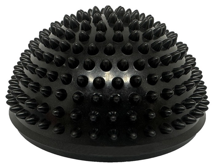 Півсфера масажна кіндербол EasyFit 16 см м'яка чорна, укр, укр