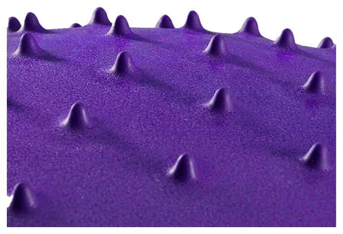 М'яч для фітнесу EasyFit 75 см фіолетовий (фітбол масажний)