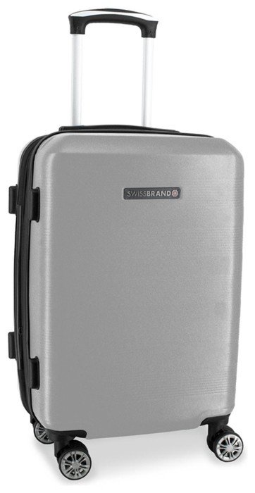 Валіза Swissbrand Cardiff (M) Silver (SWB_LHCAR802M) Discounted