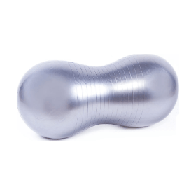 Мяч фітнес IronMaster, арахіс, (45*90см), срібний