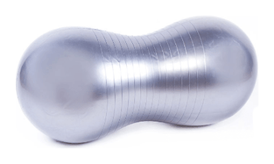 Мяч фитнес IronMaster, арахис, (45*90см), серебряный