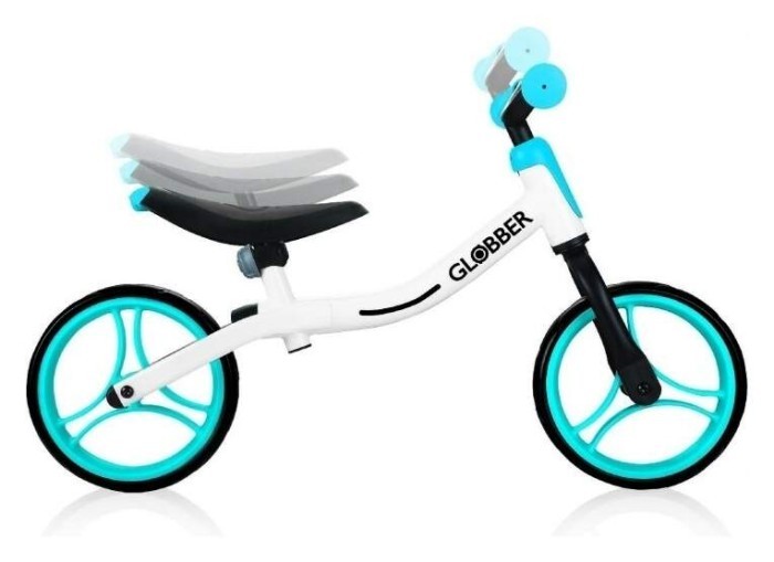 Біговел GLOBBER GO BIKE, білий-синій