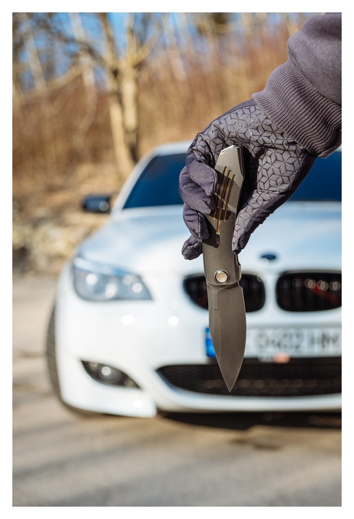 Ніж складаний Weknife Sine Wave WE23069B-3, укр, укр