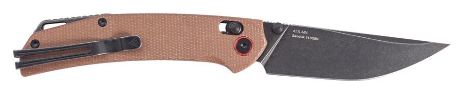 Нож складной SRM Asika 411L-MN, коричневый