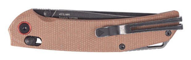 Нож складной SRM Asika 411L-MN, коричневый