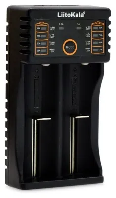Зарядний пристрій Liitokala Lii-202, Ni-Mh/Li-ion/Li-Fe/LiFePO4, Type-C, Powerbank, LED, Box