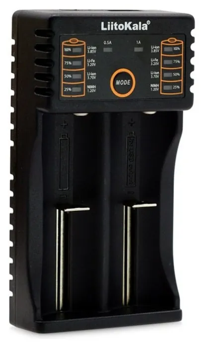 Зарядний пристрій Liitokala Lii-202, Ni-Mh/Li-ion/Li-Fe/LiFePO4, Type-C, Powerbank, LED, Box