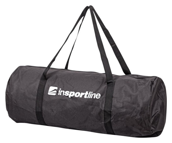 Надувной коврик inSPORTline Airstunt 400x100х10 см, серо-бирюзовый