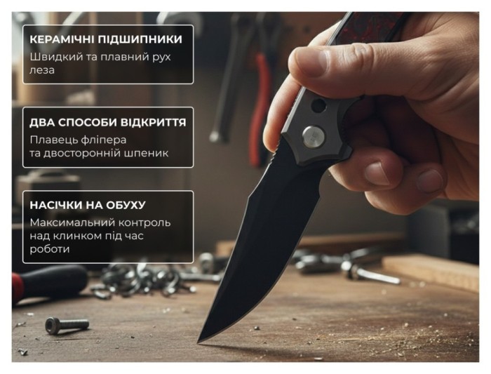 Ніж Weknife Skynix WE24087-4, укр, укр