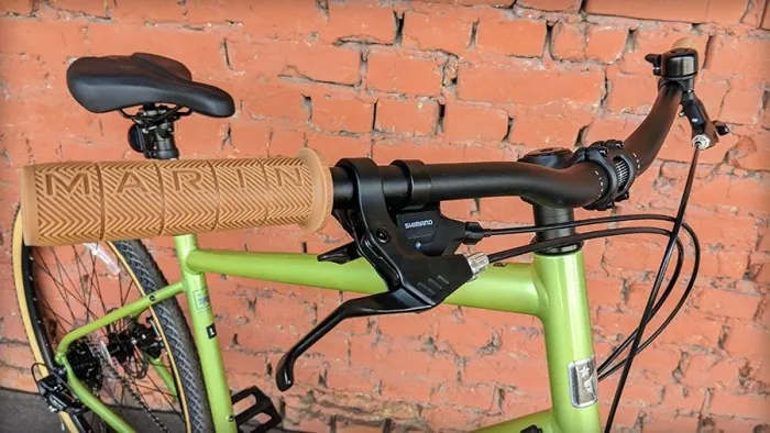 Велосипед міський 28" Marin Kentfield 1 Gloss Green/Black/Grey (2025)